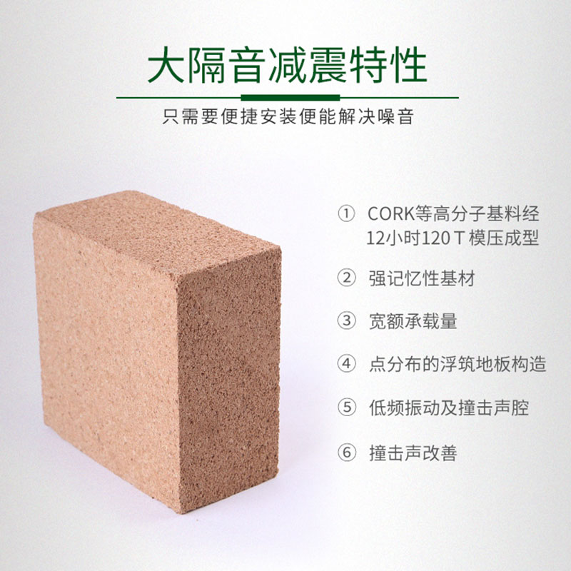 地面高分子颗粒减震砖产品展示
