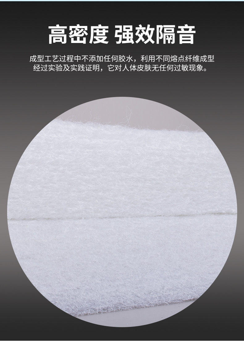 高密度聚酯纤维吸音棉
